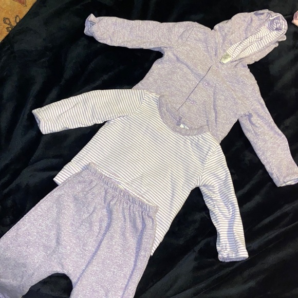 3 piece reversible bear sweatsuit set for baby - Picture 1 of 8